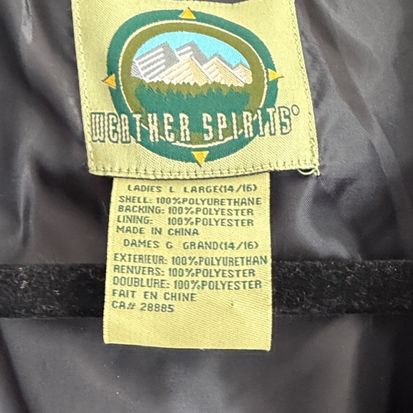 Black Faux Leather Jacket - Picture 2 of 6